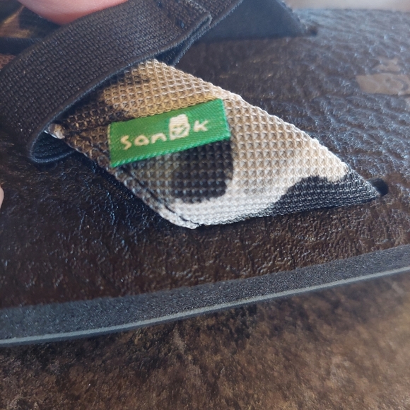 SANUK NWOT Toddler flip Flops Strappy Sandals size 8-9 - Picture 5 of 7